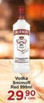 Rossi Supermercado Vodka Smirnoff Red 998ml oferta