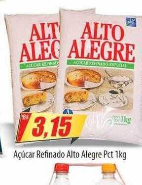 Açúcar refinado alto alegre