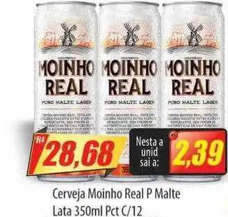 Cerveja moinho real p malte