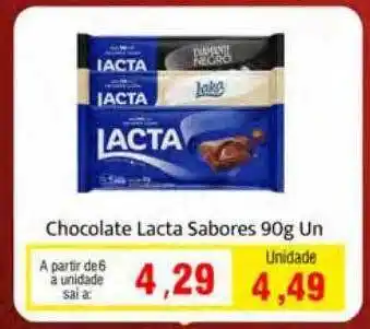 Spani Atacadista Chocolate lacta sabores oferta