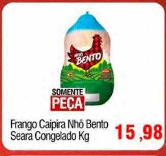 Spani Atacadista Frango caipira nhô bento seara congelado kg oferta