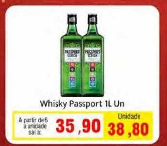 Spani Atacadista Whisky passport oferta