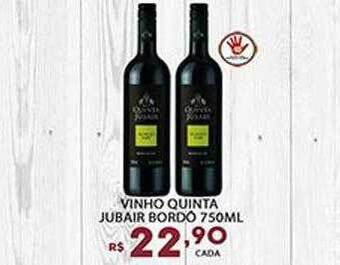 Supermercado Porecatu Vinho quinta jubair bordo oferta