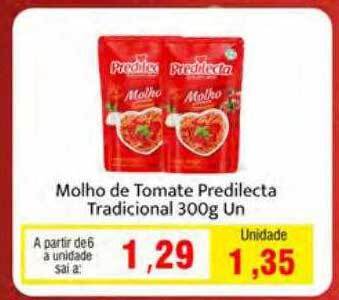 Spani Atacadista Molho de tomate predilecta tradicional oferta