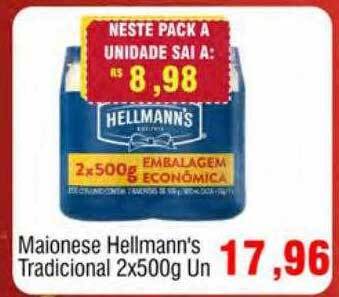 Spani Atacadista Maionese hellmann's tradicional oferta