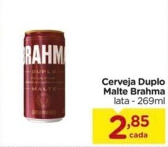 Carrefour Cerveja Duplo Malte Brahma 269ml oferta