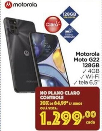 Carrefour Motorola Moto G22 128GB oferta