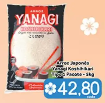 Arroz Japones Yanagi Koshihikari tipo 1 pacote 5kg