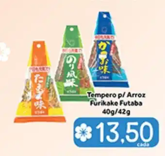 Tempero p/ arros Furikake Futaba 40g/42g
