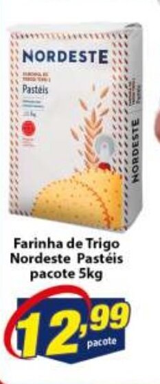 Vencedor Atacadista Farinha de Trigo Nordeste Pasteis Pacote 5kg oferta