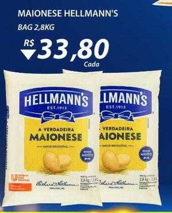 Assaí Atacadista Maionese hellmann's bag 2.8kg oferta