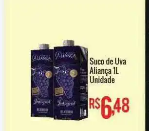Suco de uva aliança unidade