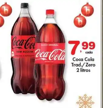 Supermercado Bergamini Coca cola trad. zero 2 litros oferta