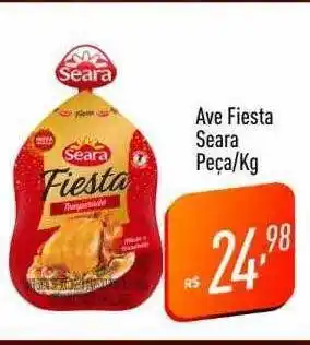 Supermercados Pague Menos Ave fiesta seara peça kg oferta