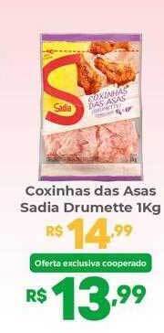 Coocerqui Coxinhas das asas sadia drumette oferta