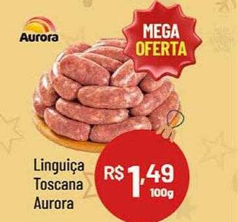 Supermercados Goes Linguiça toscana aurora oferta