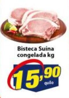Vencedor Atacadista Bisteca Suina Congelada 1kg oferta