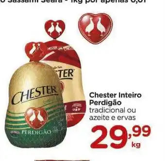 Carrefour Chester inteiro perdigão oferta