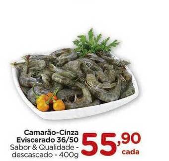 Carrefour Camarão-cinza eviscerado 36 50 oferta