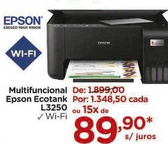 Carrefour Multifuncional epson ecotank l3250 oferta