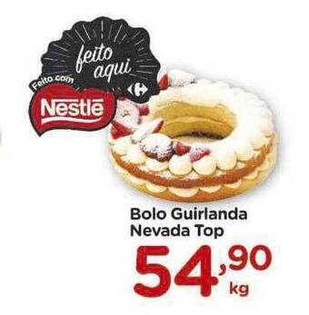 Carrefour Bolo guirlanda nevada top oferta