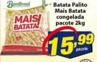 Vencedor Atacadista Batata Palito Mais Batata 2kg oferta
