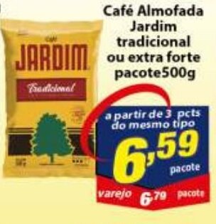 Vencedor Atacadista Cafe Almofada Jardim Tradicional ou extra forte 500g oferta