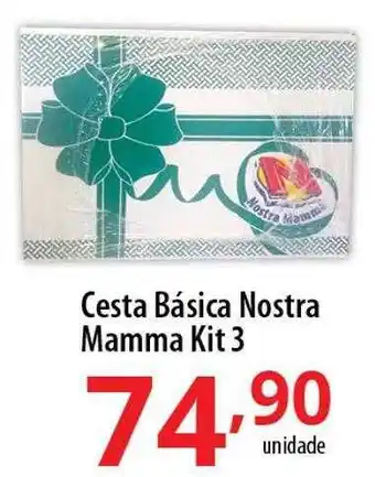 Akki Atacadista Cesta básica nostra mamma kit 3 oferta
