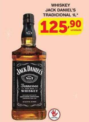 Roldão Whiskey jack daniel's tradicional oferta