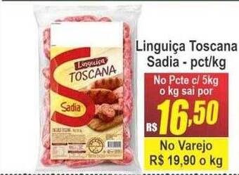 Serrano Supermercado Linguiça toscana sadia oferta