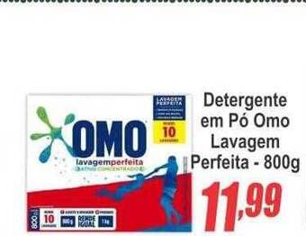 Serrano Supermercado Detergente em pó omo lavagem perfeita oferta