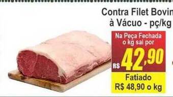 Serrano Supermercado Contra filet bovino à vácuo oferta
