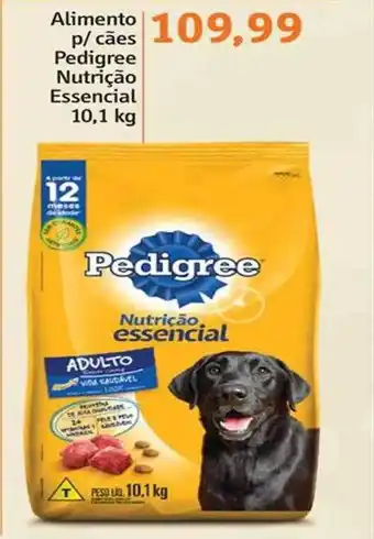 Alimento p cães pedigree nutrição essencial