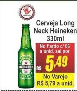 Serrano Supermercado Cerveja long neck heineken oferta