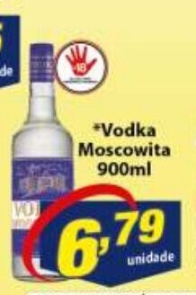 Vencedor Atacadista Vodka Moscowita 900ml oferta