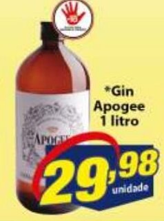 Vencedor Atacadista Gin Apogee 1L oferta