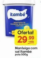 Supermercados Princesa Manteiga com sal itambé 500g oferta