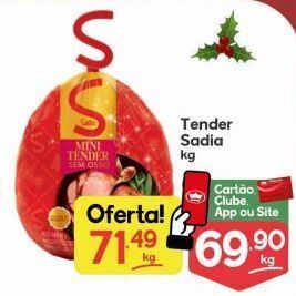 Supermercados Princesa Tender sadia kg oferta