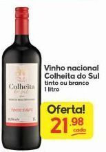Supermercados Princesa Vinho nacional colheita do sul 1lt oferta