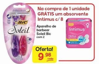 Supermercados Princesa Aparelho de barbear soleil bic oferta