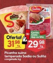 Supermercados Princesa Picanha suína temperada sadia ou sulita kg oferta
