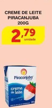 Roldão Creme de leite piracanjuba 200g oferta