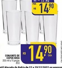 Conjunto de copos krea