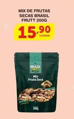 Roldão Mix de frutas secas brasil frutt 200g oferta