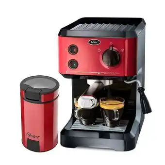 Pão de Açúcar Kit cafeteira expresso cappuccino e moedor de café red 220v oferta