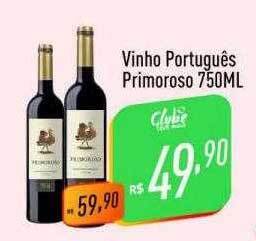 Supermercados Pague Menos Vinho português primoroso oferta