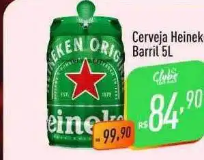 Supermercados Pague Menos Cerveja heineken barril oferta