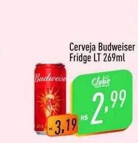 Supermercados Pague Menos Cerveja budweiser fridge oferta
