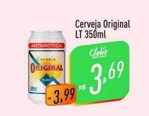 Supermercados Pague Menos Cerveja original lt oferta