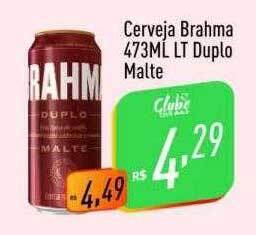 Supermercados Pague Menos Cerveja brahma duplo malte oferta